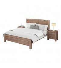 Nowra Bedroom Suite 3 Pcs In Solid Acacia Timber In Multiple Size & Colour